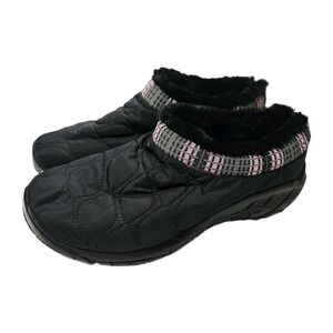 Merrell Encore Ice 4 Puff J004866 Womens Pink Canvas Clog Flats Shoes Size 8 W